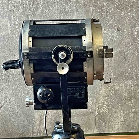 vintage film scheinwerfer seitenansicht