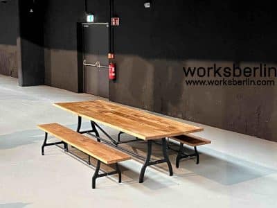 massive holztische eichenholztische industrielle tische fabriktische
