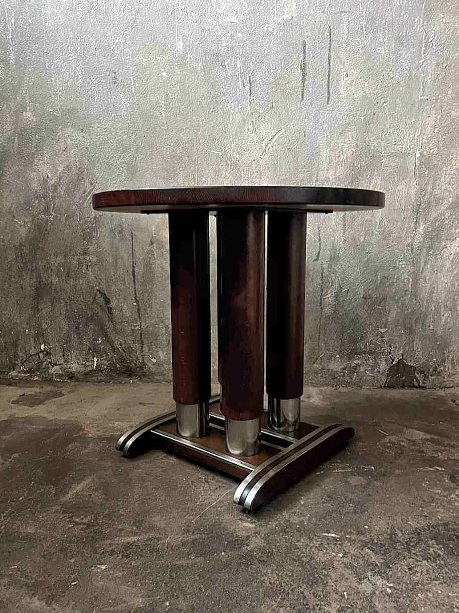 Französischer Bistro Tisch massiv Art Deco Französischer Bistro Tisch massiv Art Deco