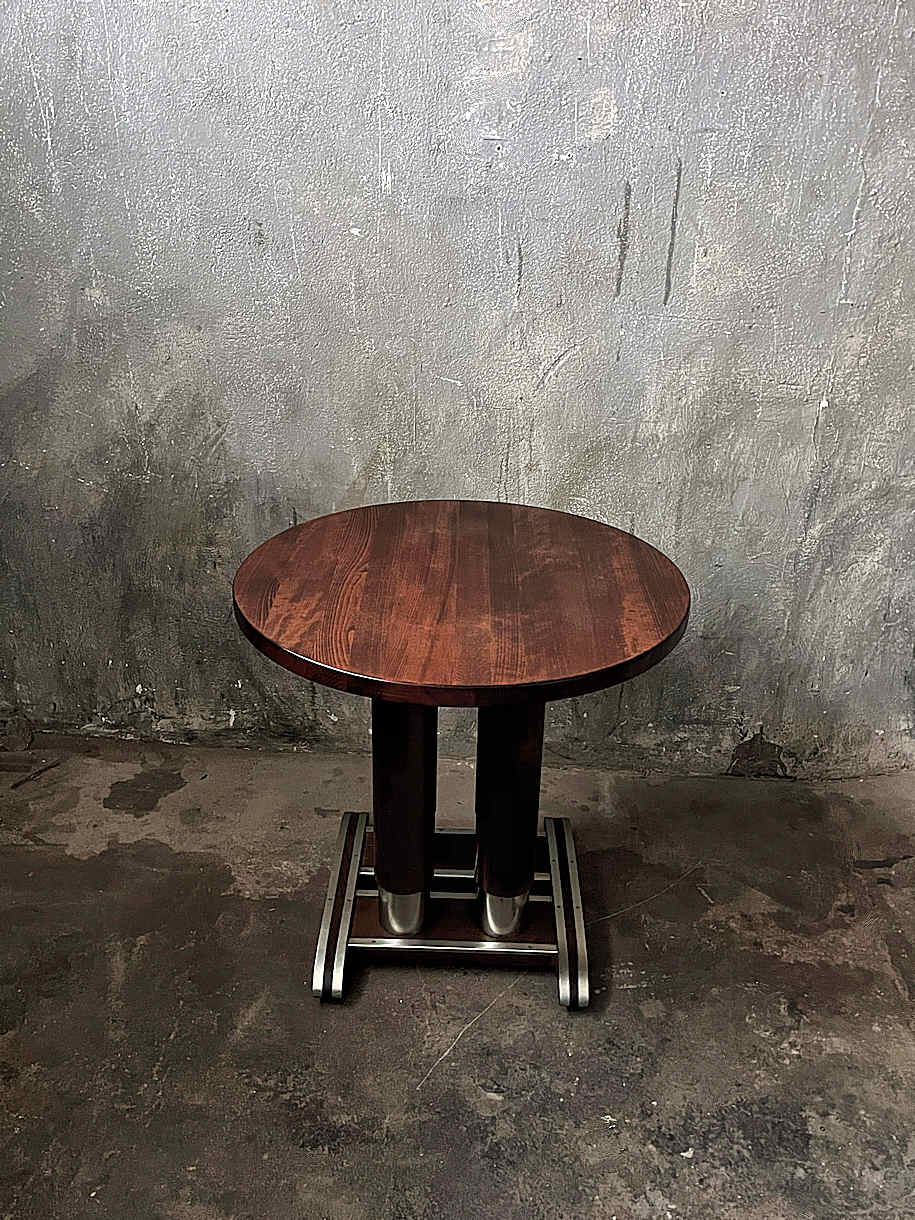 Vintage Art-Déco Café Tisch - Original aus der Brasserie am Gendarmenmarkt Vintage Art-Déco Café Tisch - Original aus der Brasserie am Gendarmenmarkt