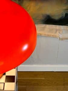 Giancarlo Mattioli für Artemide Nesso Lampe Fiberglas 1970er