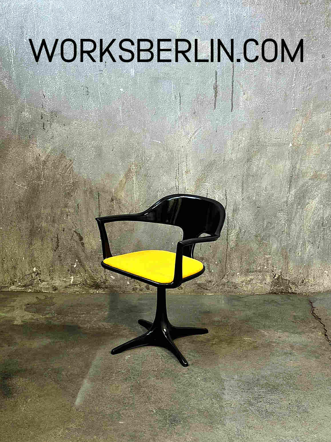 Vintage Designstuhl Konrad Schäfer Drehbar